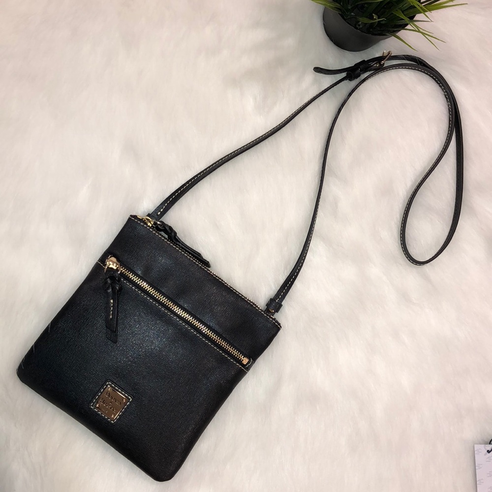 Dooney & Bourke Black Saffiano Leather Bag - NWT